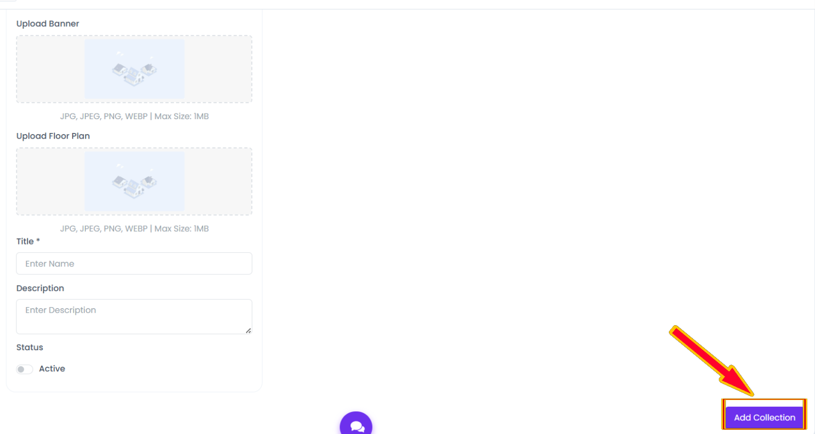 Add Collection Form